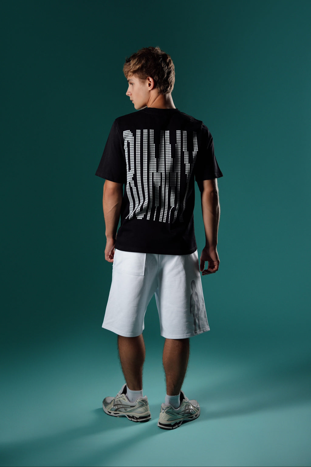 Dot Logo Slim Tee - Black