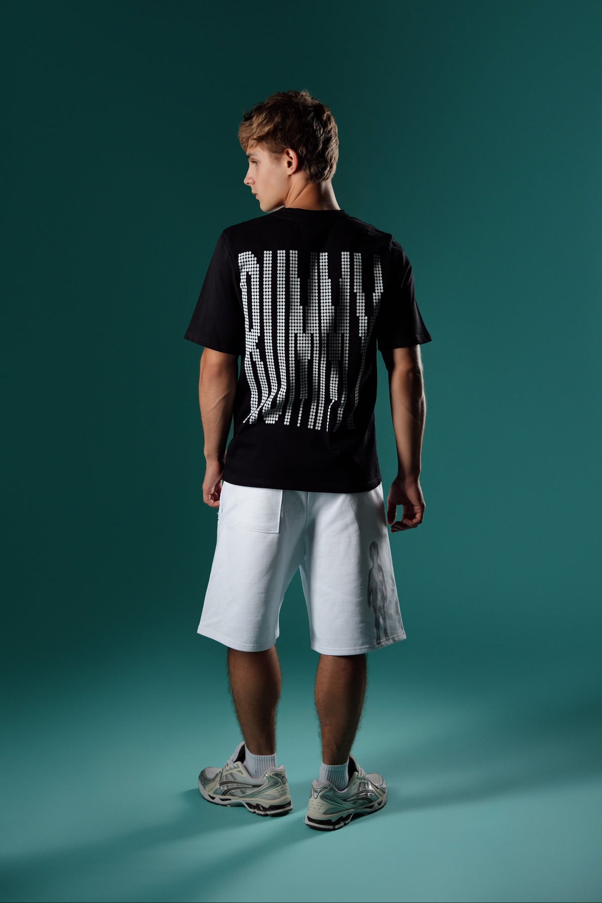 Dot Logo Slim Tee - Black
