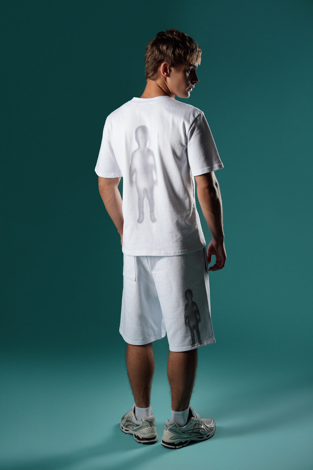 Shadow Figure Shorts - White