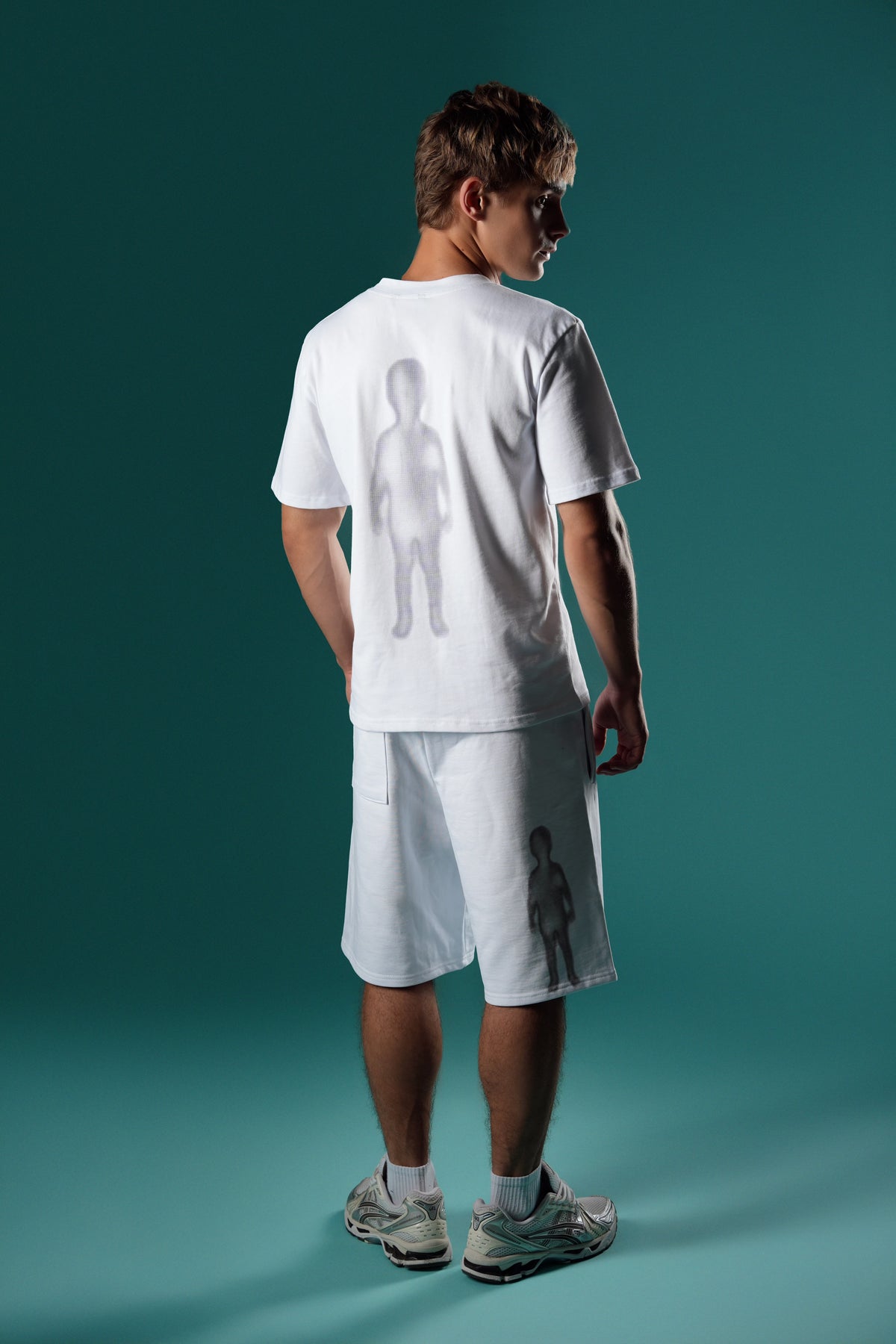 Shadow Figure Slim Tee - White