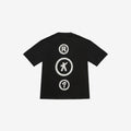 Patchwork Oversize Tee - Black