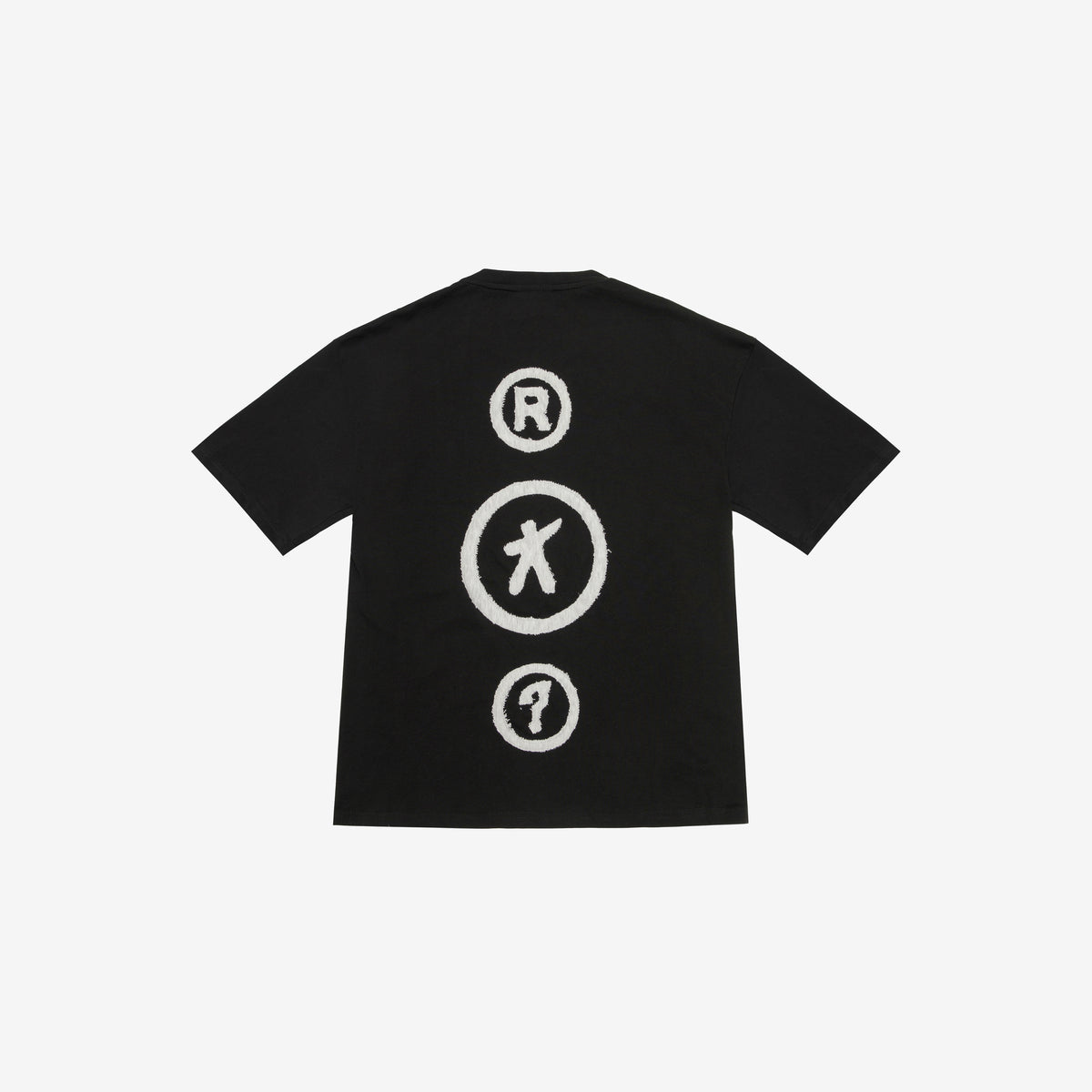 Patchwork Oversize Tee - Black
