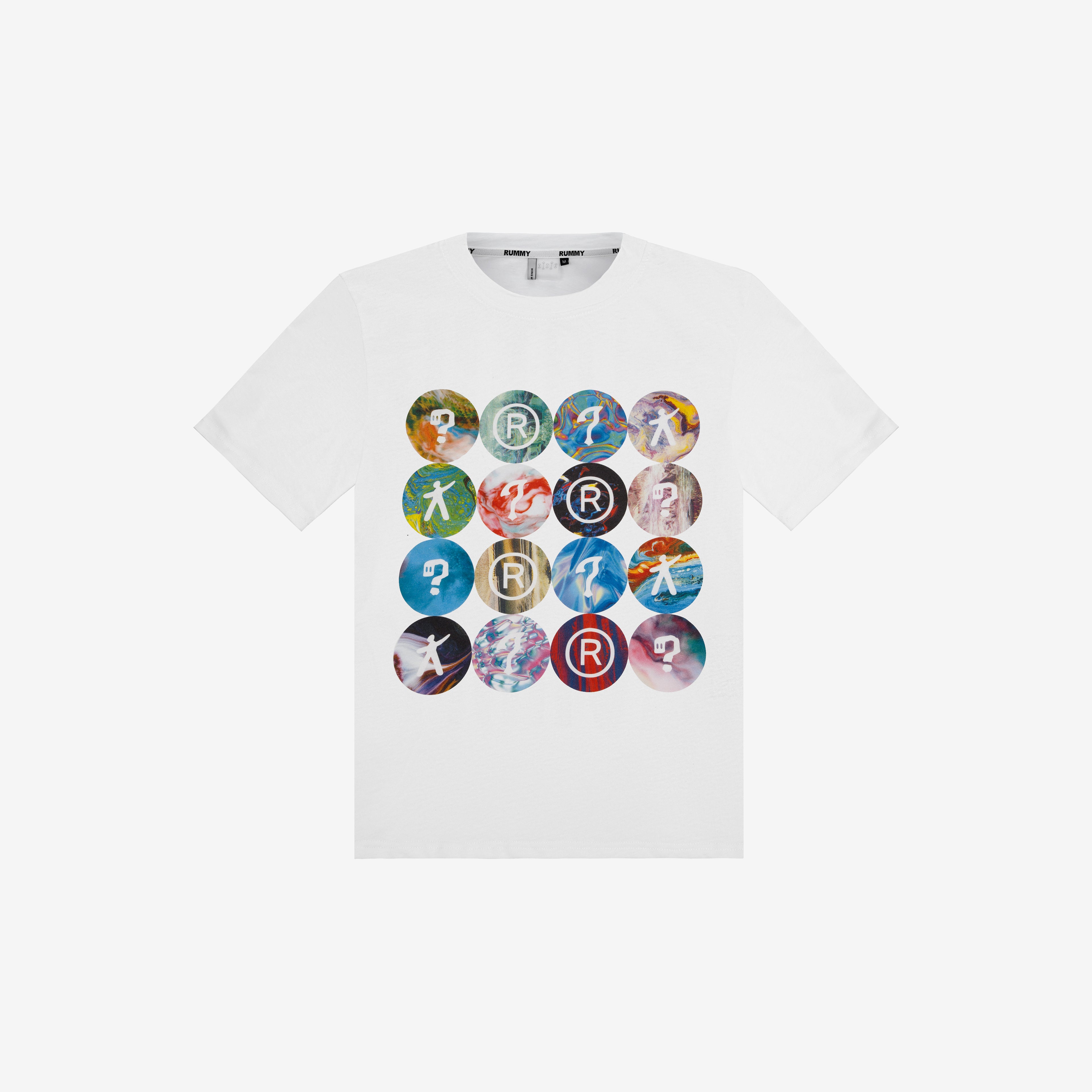 Circle Slim Tee - White