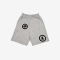 Patchwork Shorts - Gray