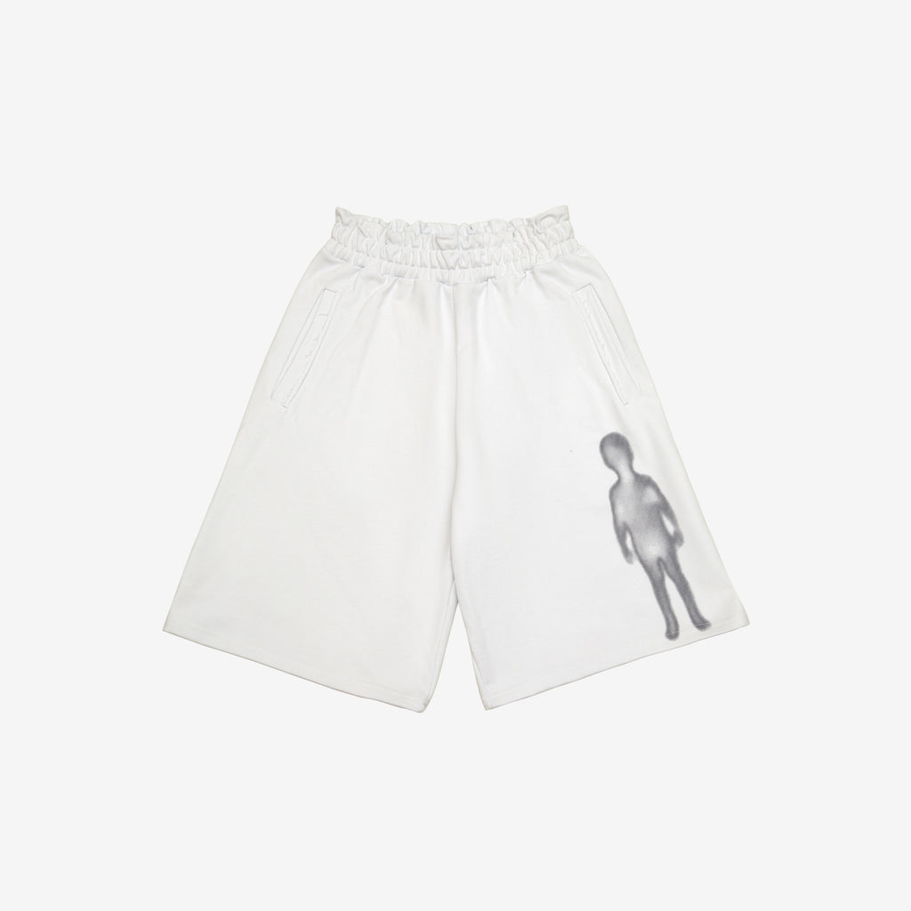 Shadow Figure Shorts - White