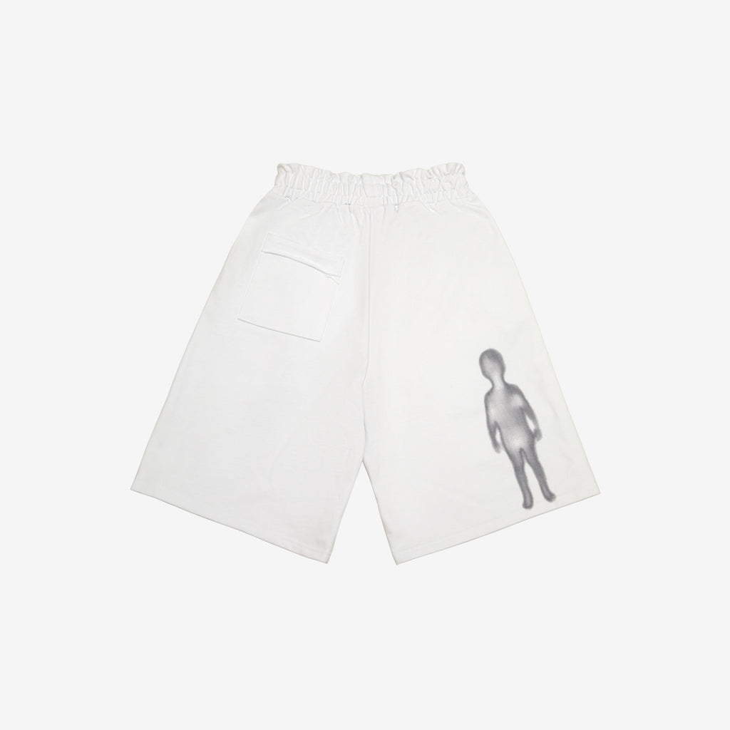 Shadow Figure Shorts - White