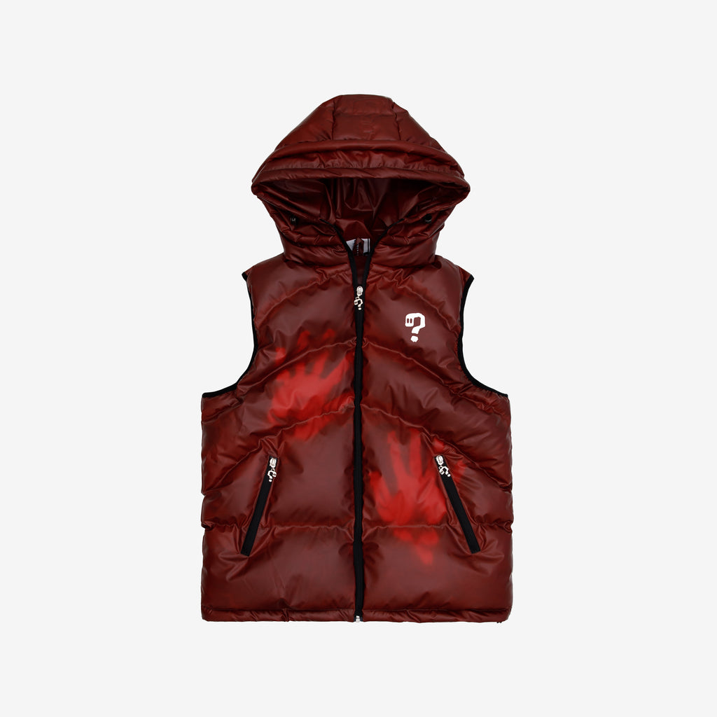 Puffer Vest - Thermochromic Red