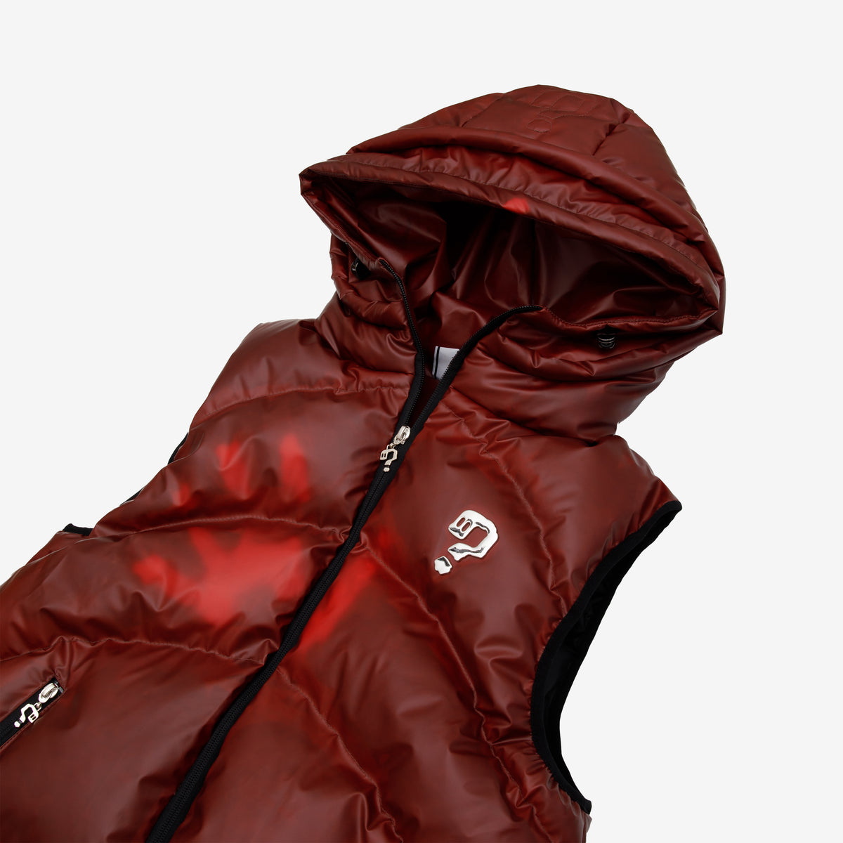 Puffer Vest - Thermochromic Red