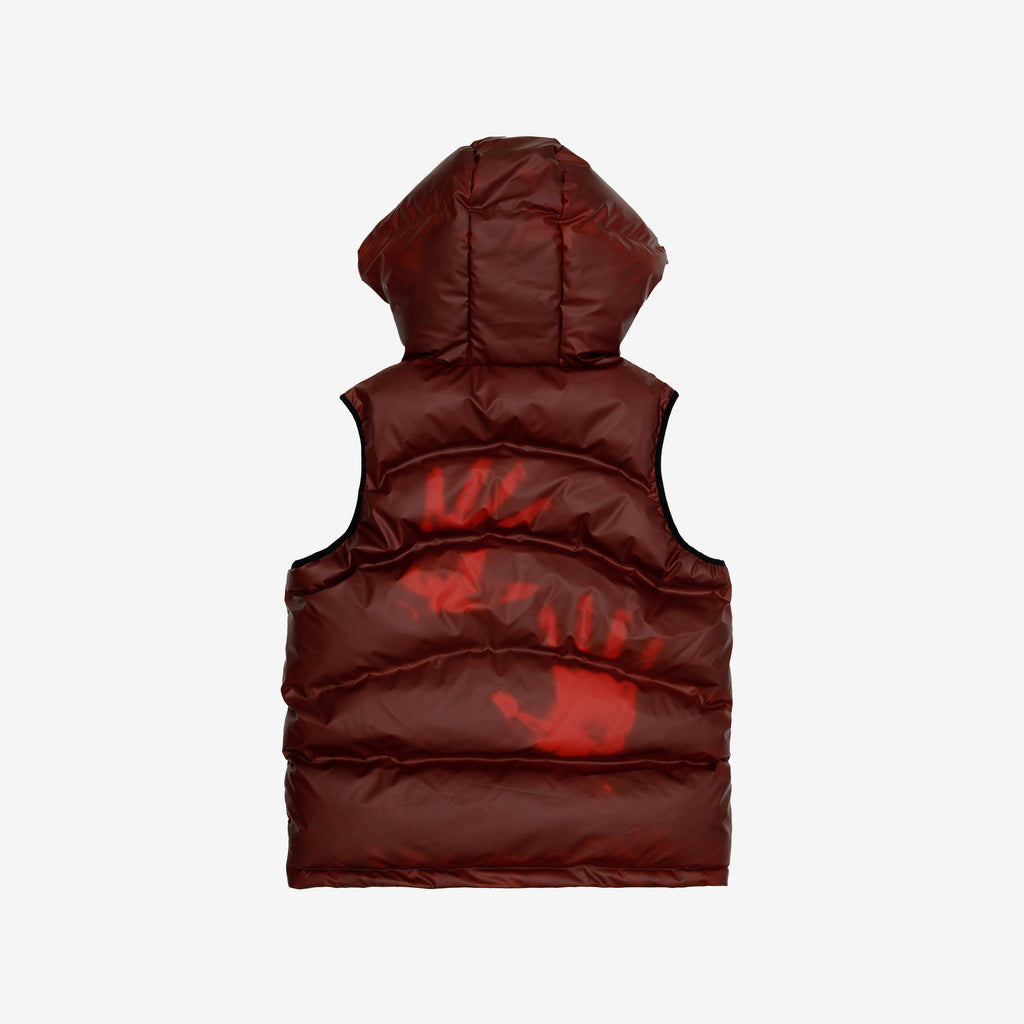 Puffer Vest - Thermochromic Red