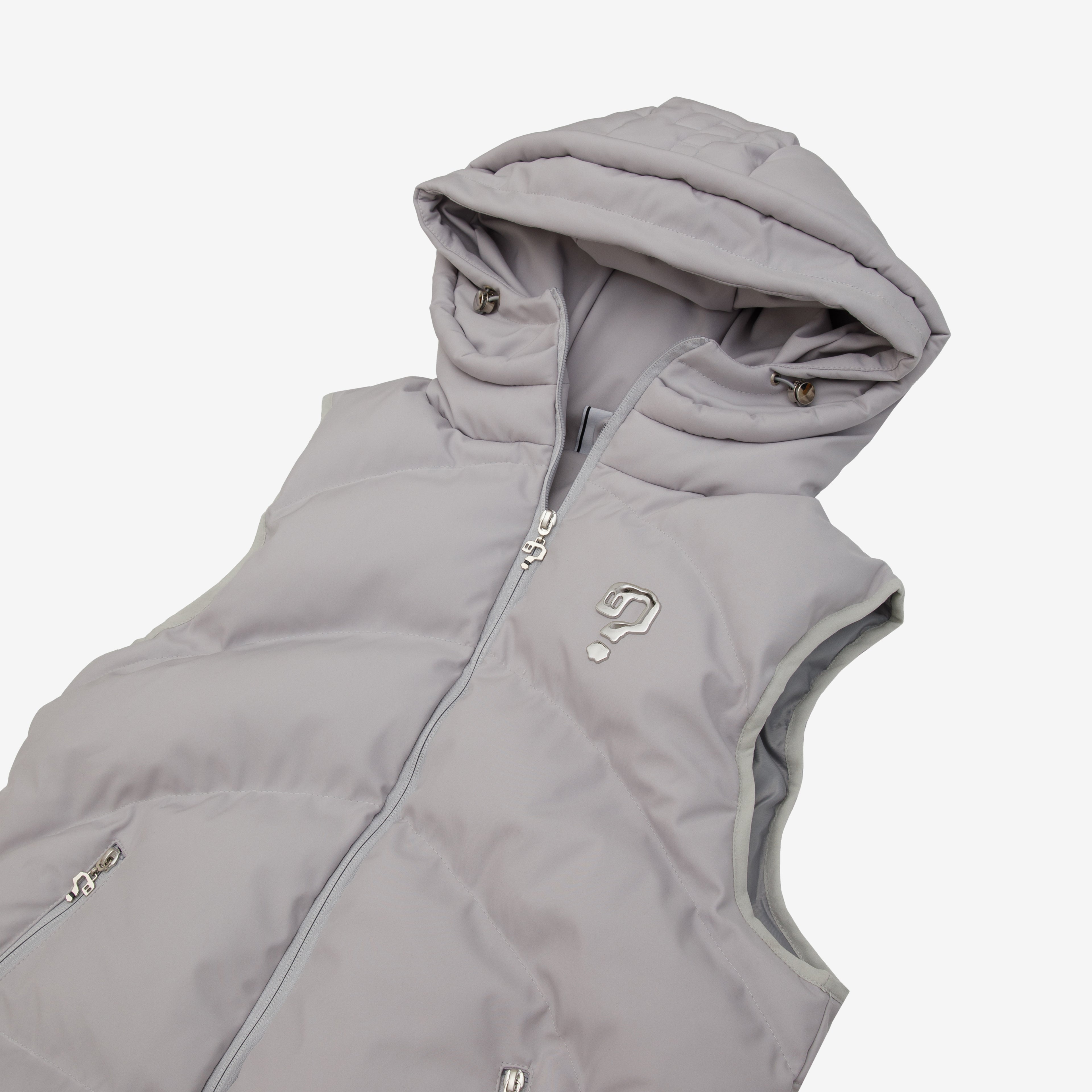 Puffer Vest - Platinum