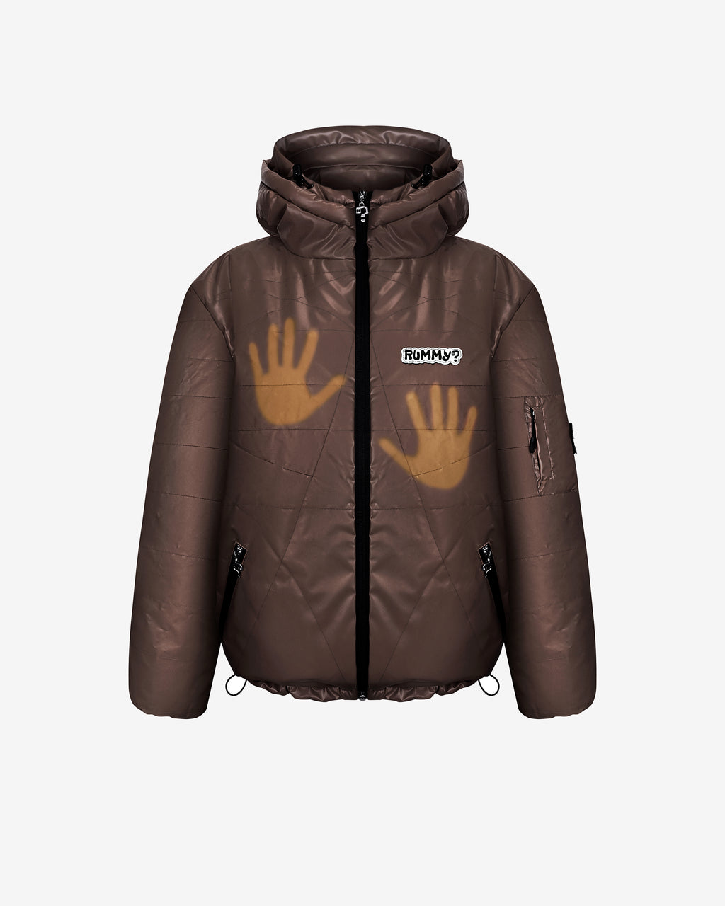 Thermochromic Lightweight Jacket - Brown