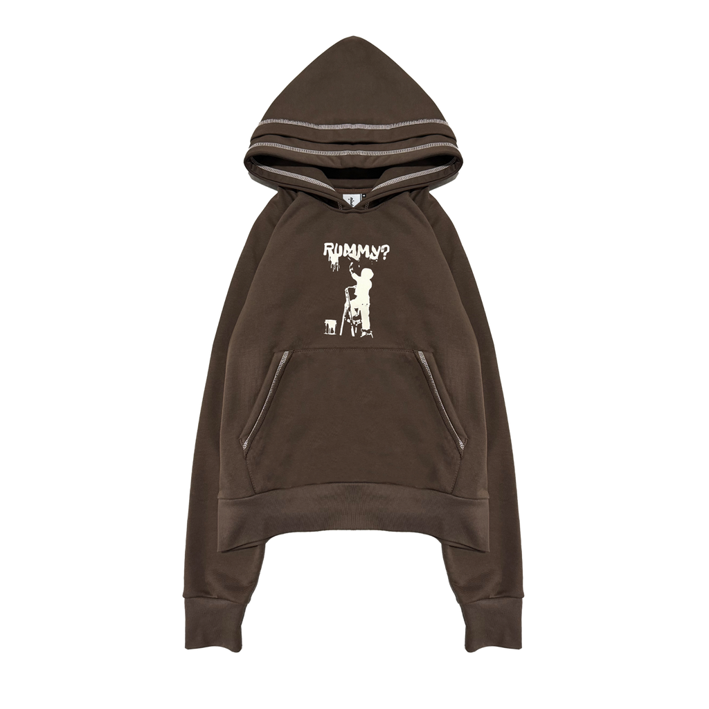 Double Hoodie - Коричневий