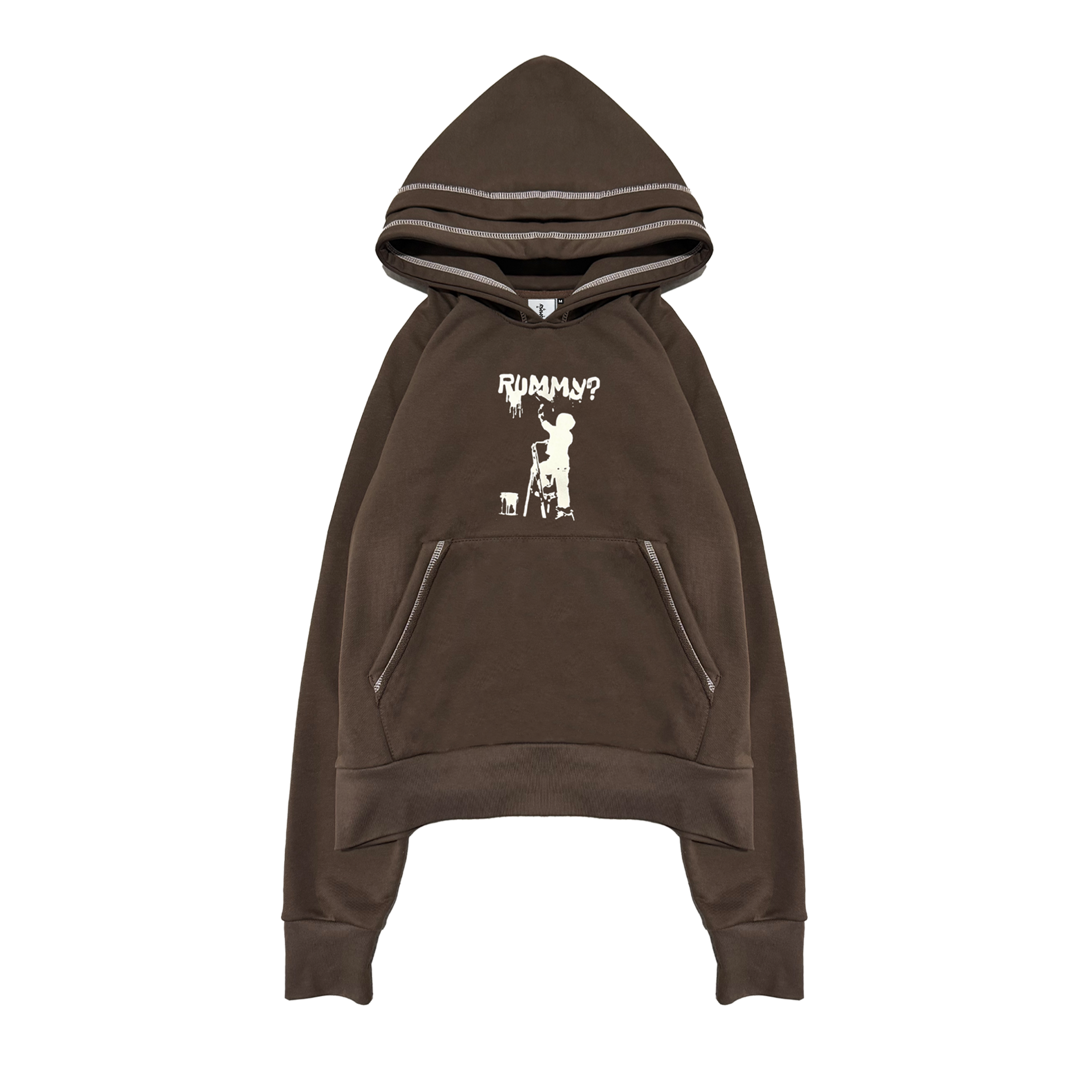 Double Hoodie - Коричневий