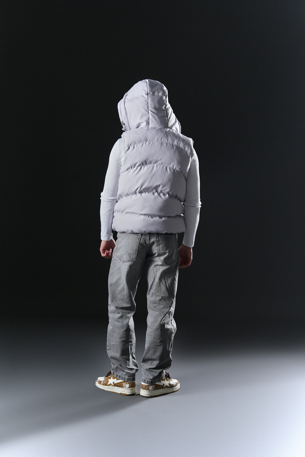 Puffer Vest - Platinum