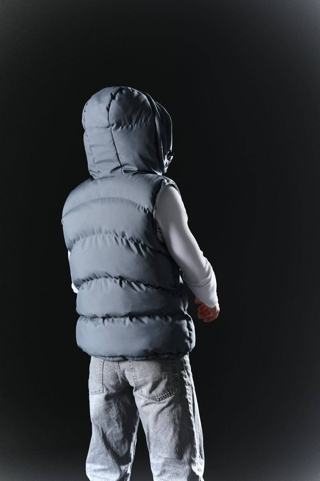 Puffer Vest - Dark Gray