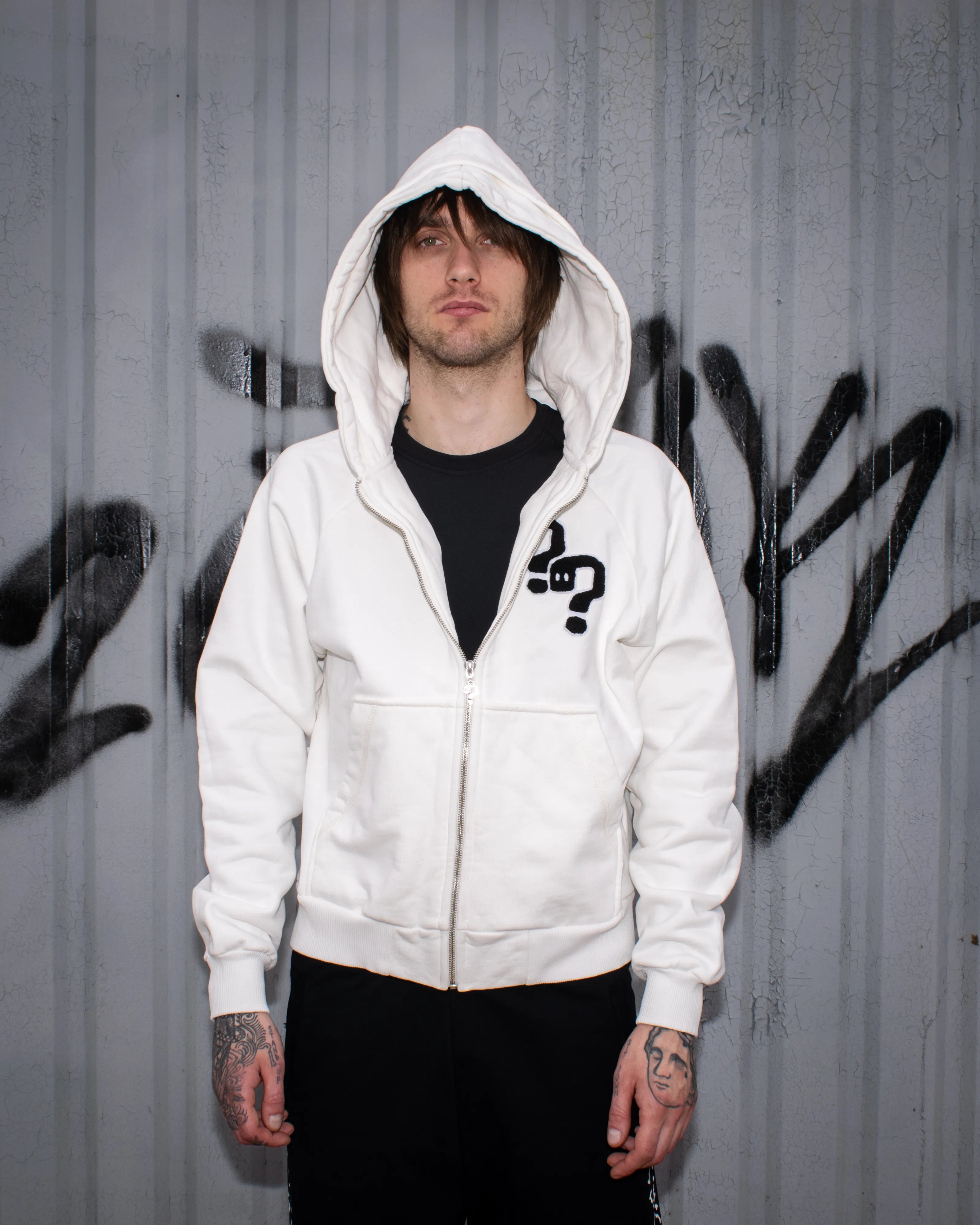 Zip Hoodie - Білий