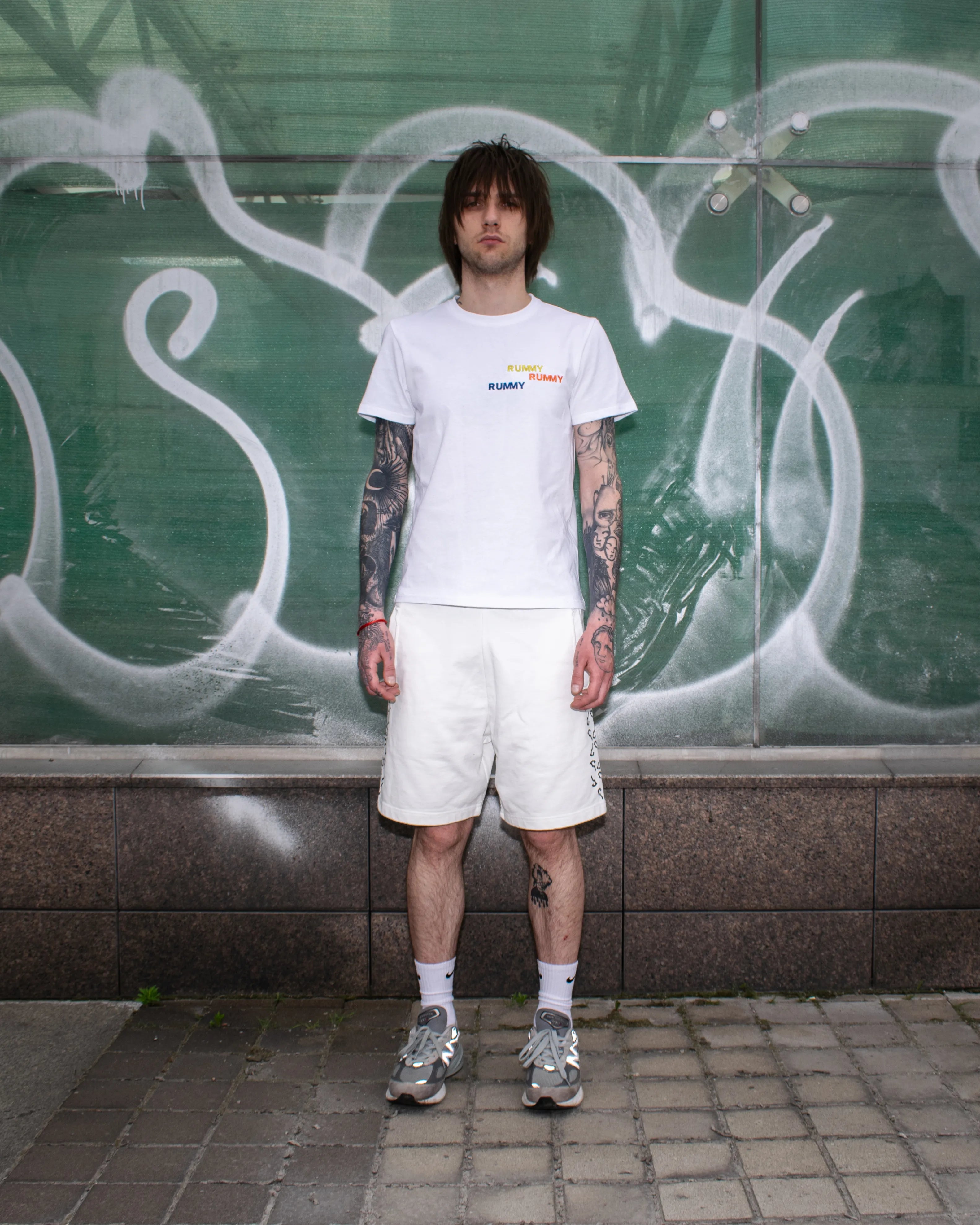 Slim Tee - Кольоровий принт