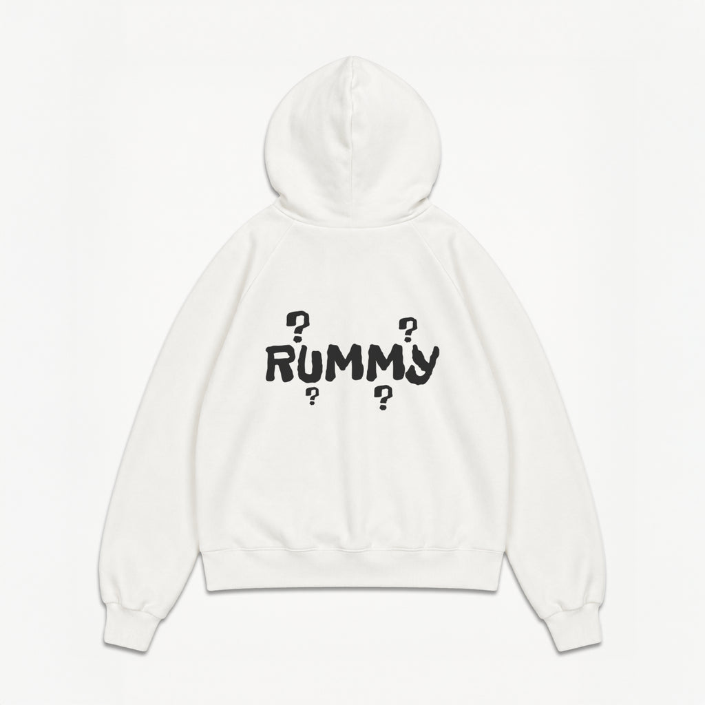 Zip Hoodie - Біле
