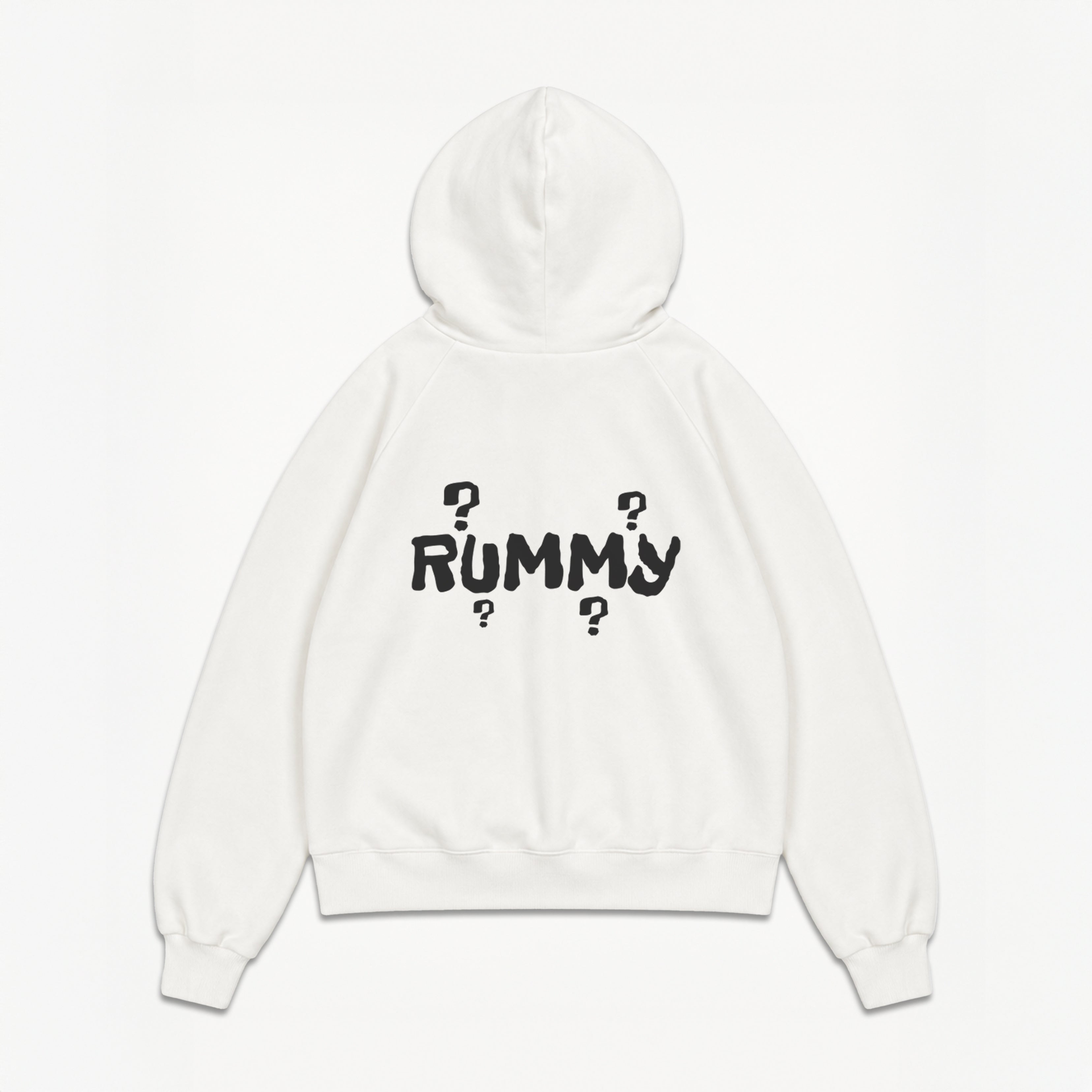 Zip Hoodie - Біле