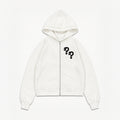 Zip Hoodie - Біле