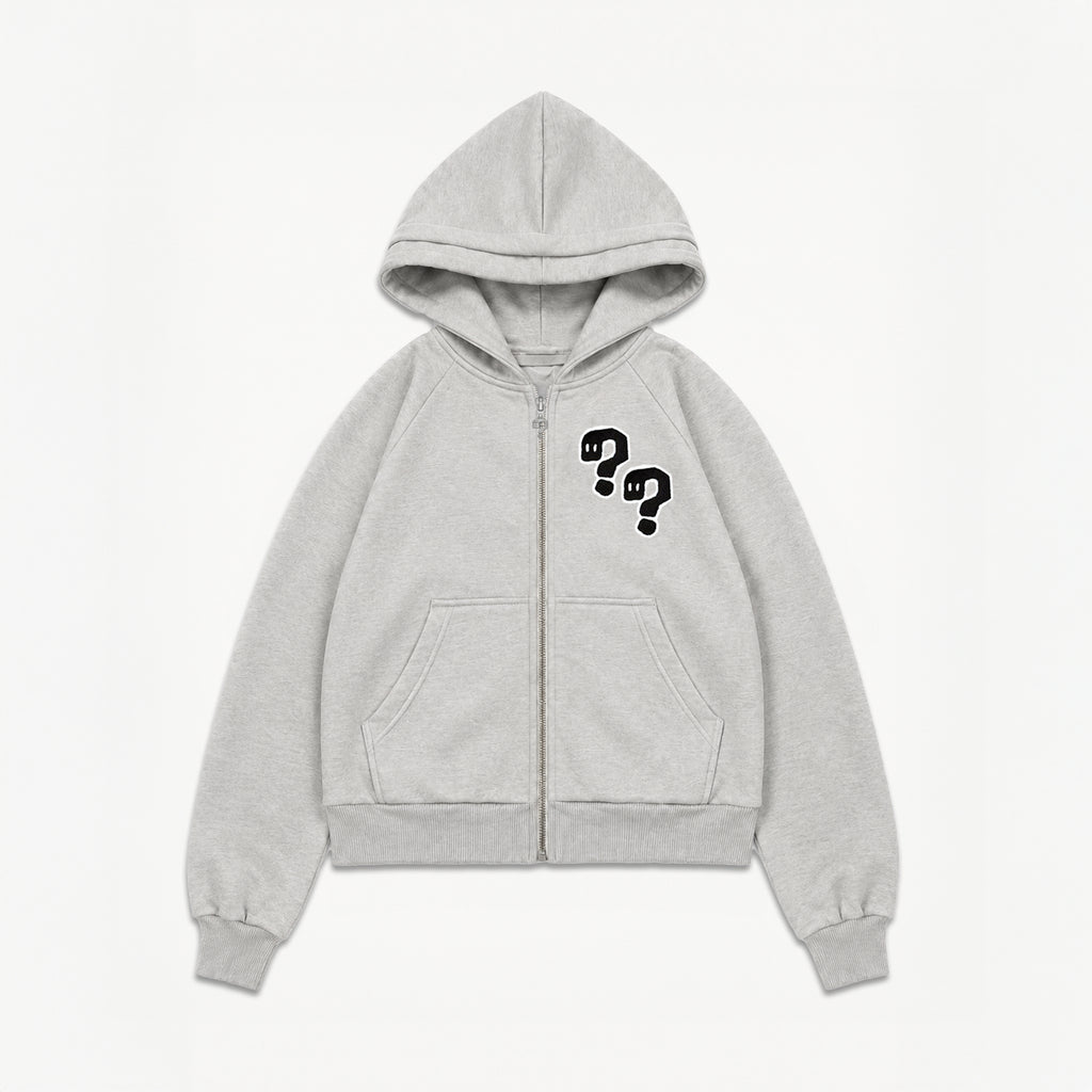 Zip Hoodie - Сіре