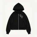 Zip Hoodie - Чорне