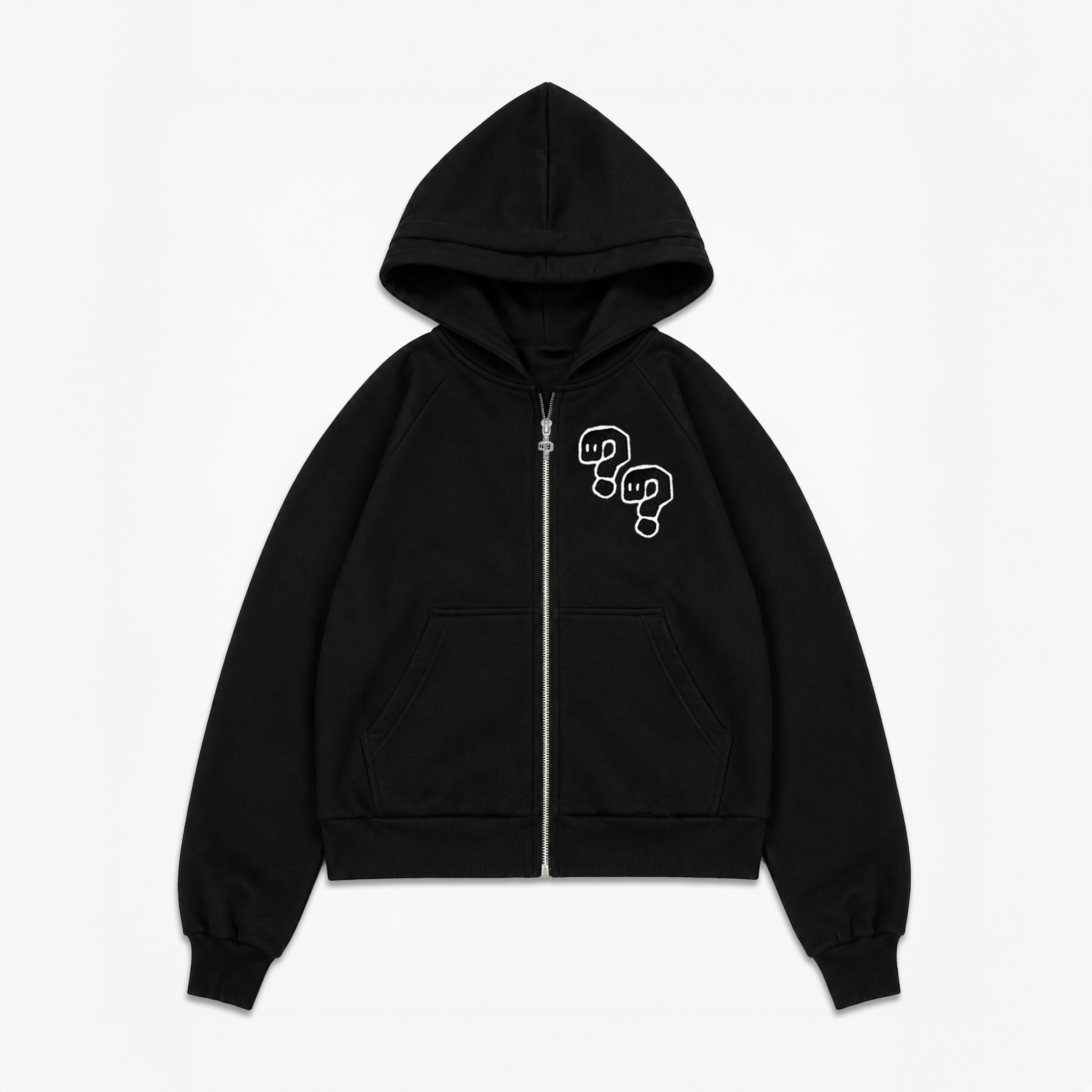 Zip Hoodie - Чорне